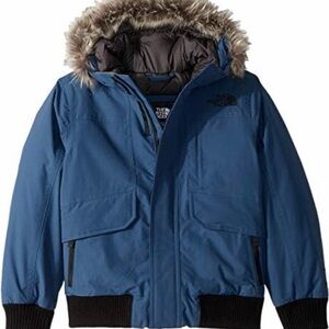 The North Face Gotham Down Blue Logo Jacket